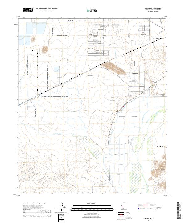 USGS Topographic Map – Arlington