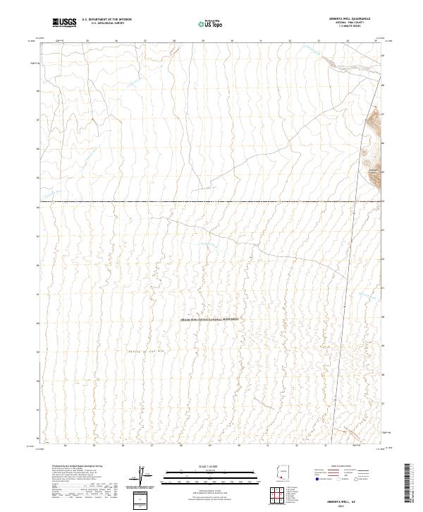 USGS Topographic Map – Armenta Well
