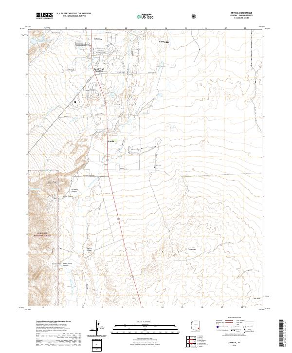 USGS Topographic Map – Artesia