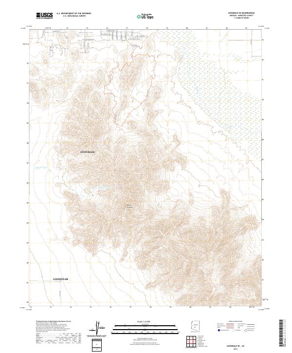 USGS Topographic Map – Avondale SE