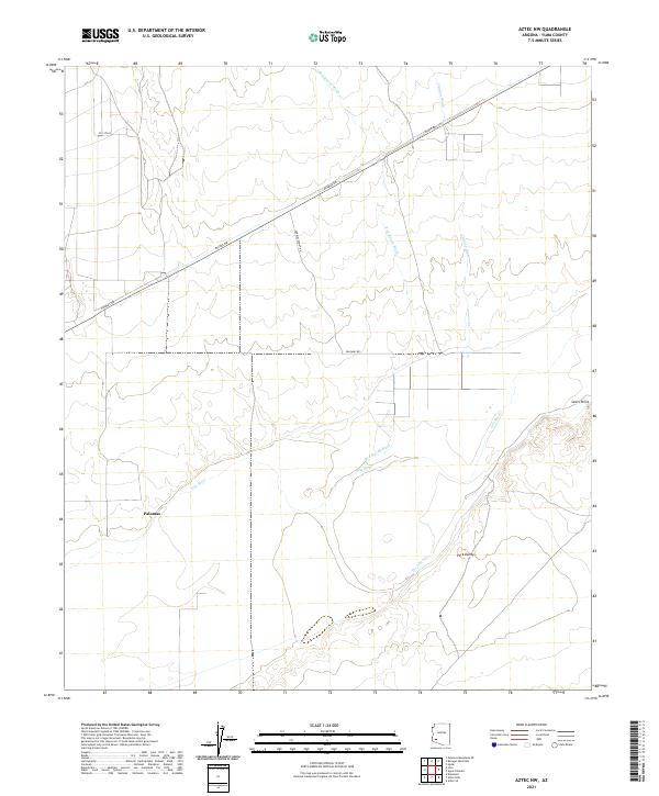 USGS Topographic Map – Aztec NW