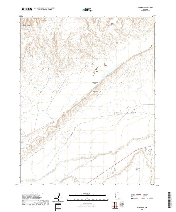 USGS Topographic Map – Baby Rocks