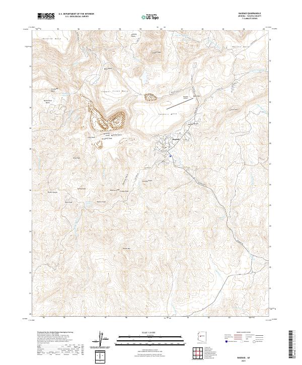 USGS Topographic Map – Bagdad
