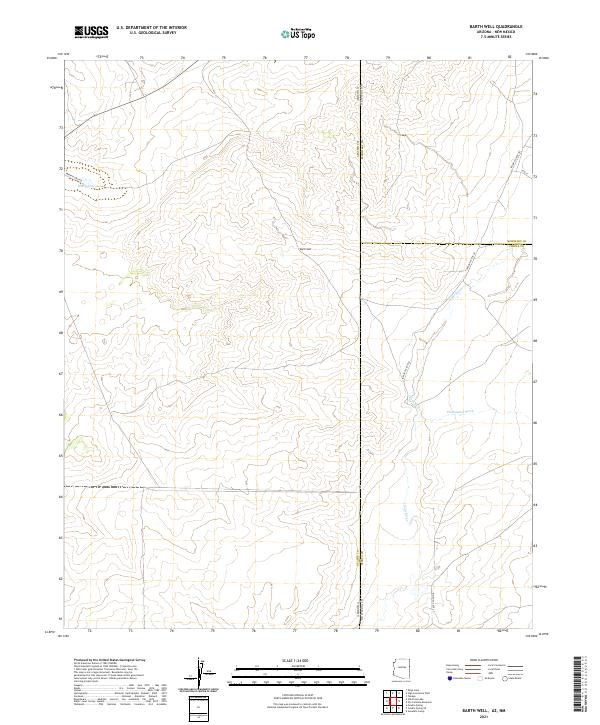 USGS Topographic Map – Barth Well
