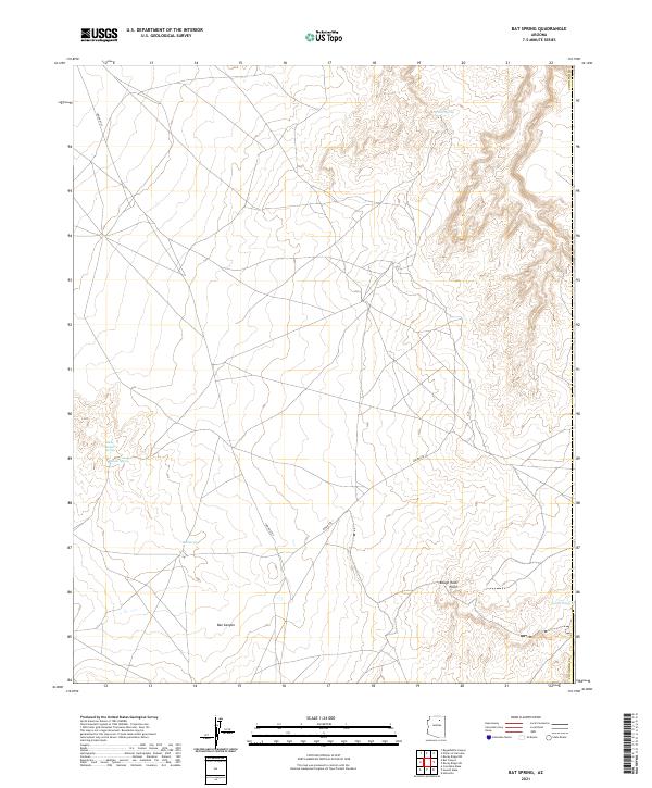 USGS Topographic Map – Bat Spring