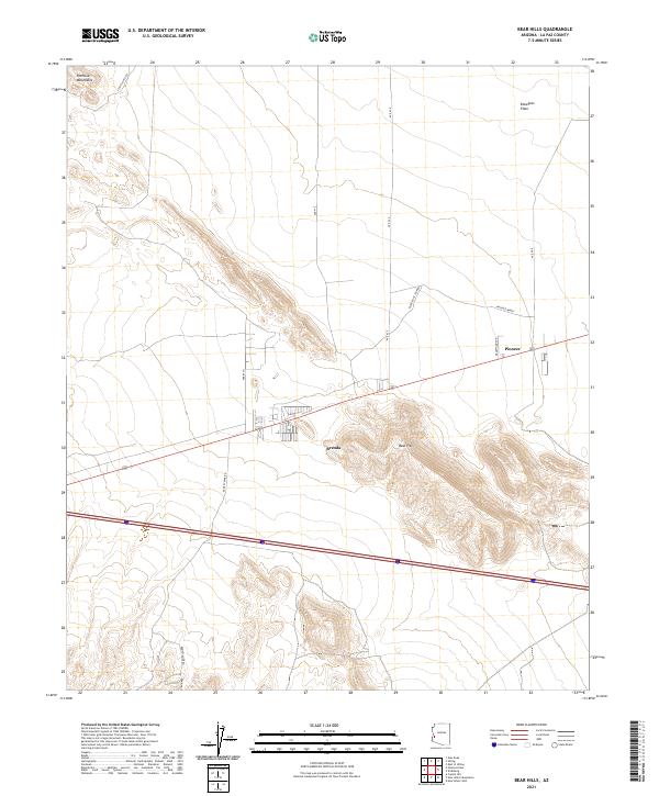 USGS Topographic Map – Bear Hills