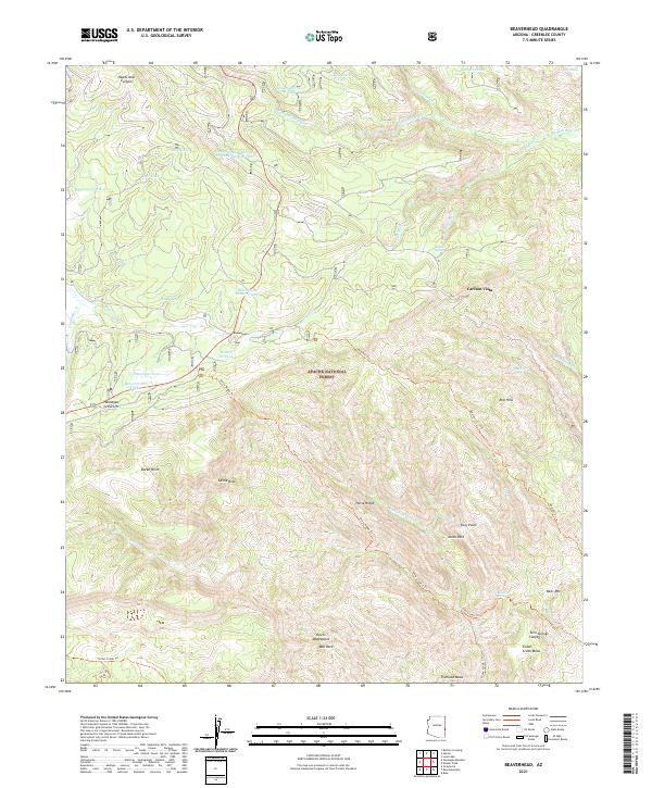 USGS Topographic Map – Beaverhead