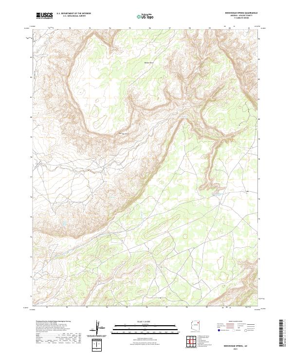 USGS Topographic Map – Beeshsikad Spring