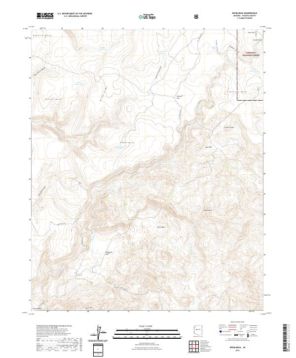 USGS Topographic Map – Behm Mesa