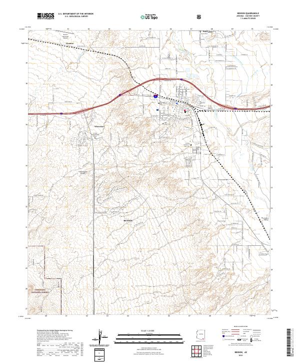 USGS Topographic Map – Benson