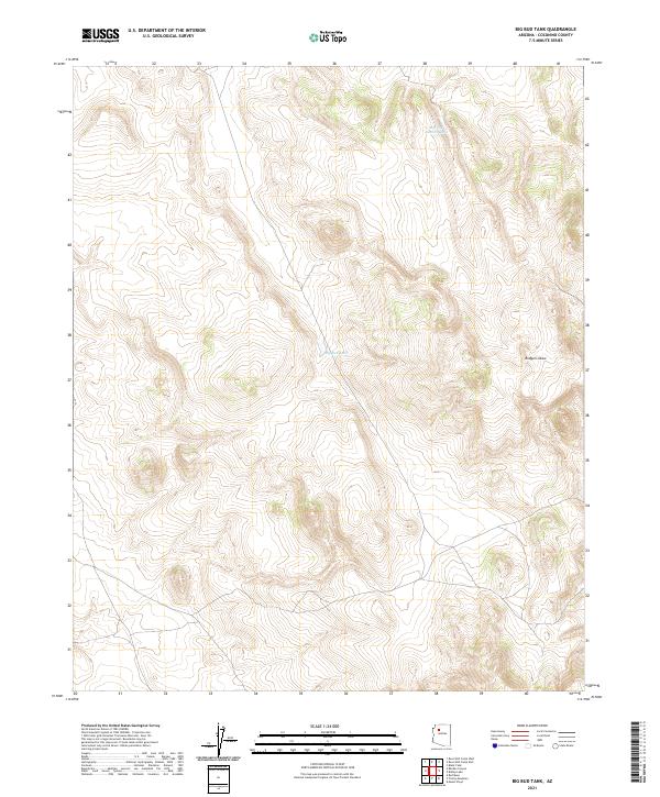 USGS Topographic Map – Big Bud Tank