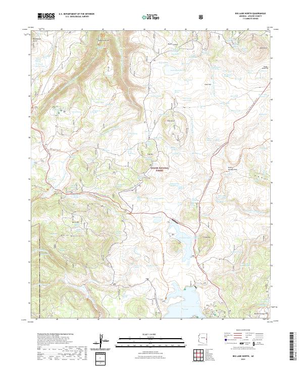 USGS Topographic Map – Big Lake North