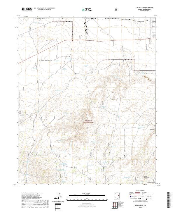 USGS Topographic Map – Big Pug Tank