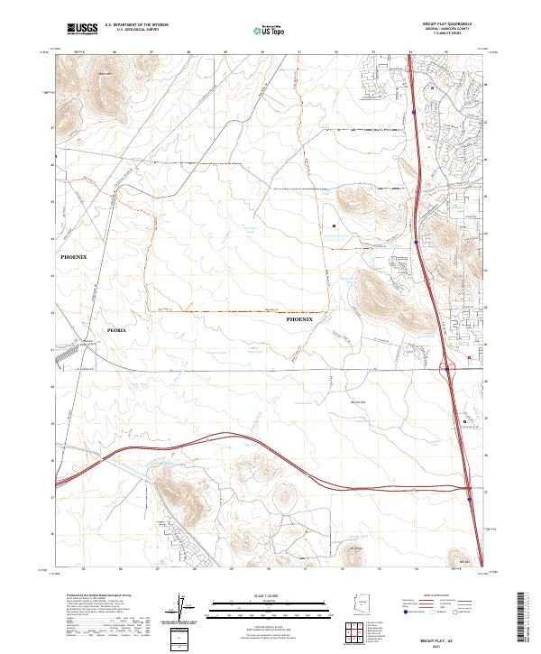 USGS Topographic Map – Biscuit Flat