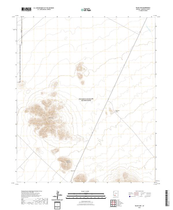 USGS Topographic Map – Black Gap