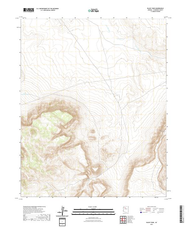 USGS Topographic Map – Black Tank