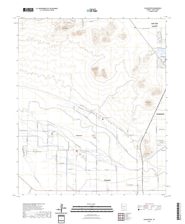 USGS Topographic Map – Blackwater