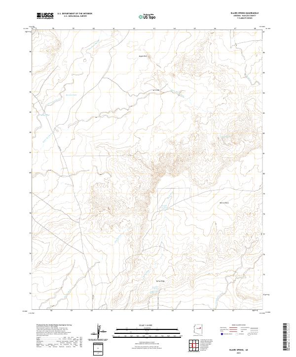 USGS Topographic Map – Blairs Spring