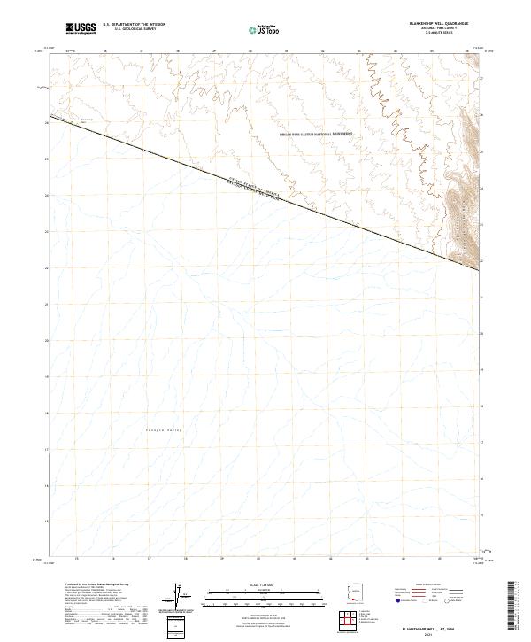 2021 Map of Blankenship Well, 2021 Print
