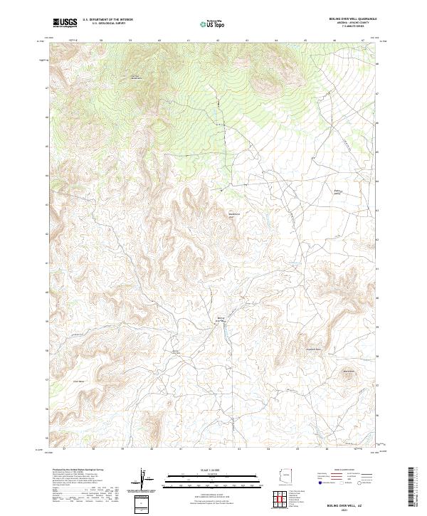 USGS Topographic Map – Boiling Over Well