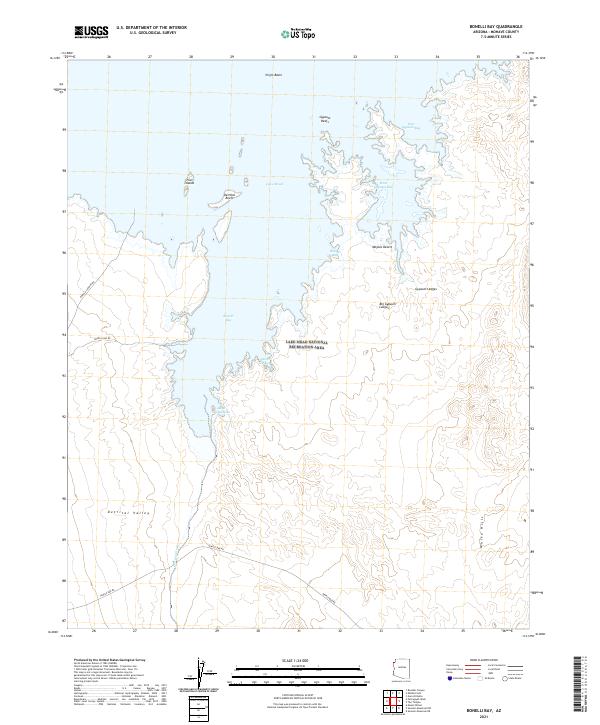 USGS Topographic Map – Bonelli Bay