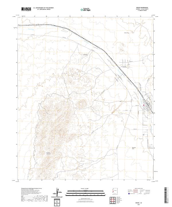 USGS Topographic Map – Bouse