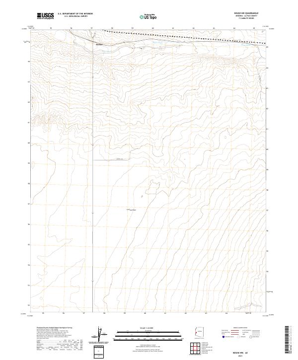 USGS Topographic Map – Bouse NW