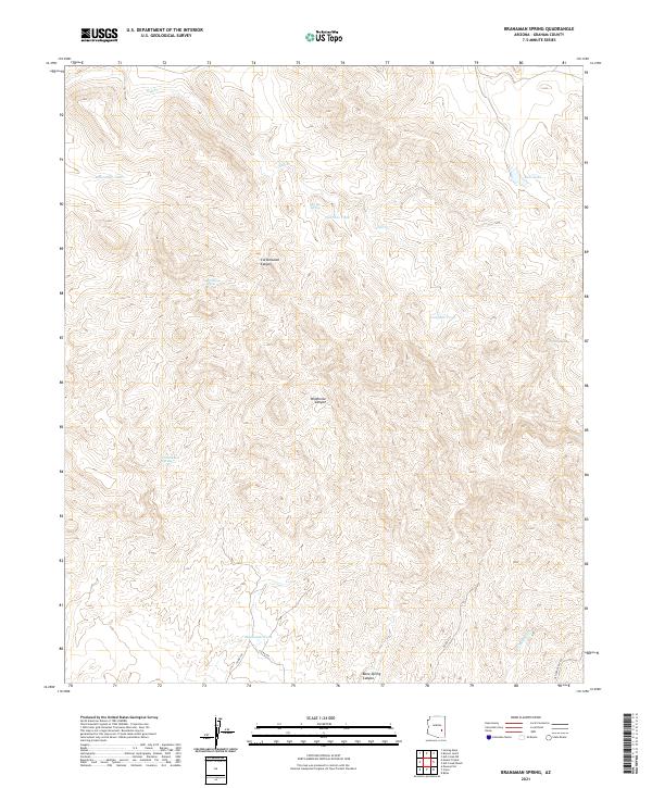USGS Topographic Map – Branaman Spring