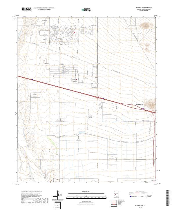 USGS Topographic Map – Buckeye NW