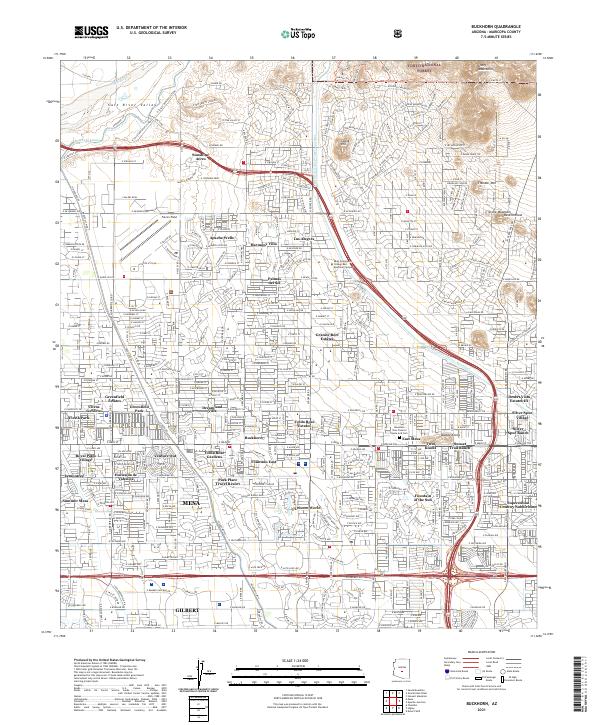 USGS Topographic Map – Buckhorn