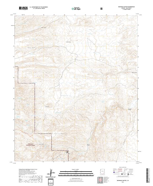 USGS Topographic Map – Buehman Canyon