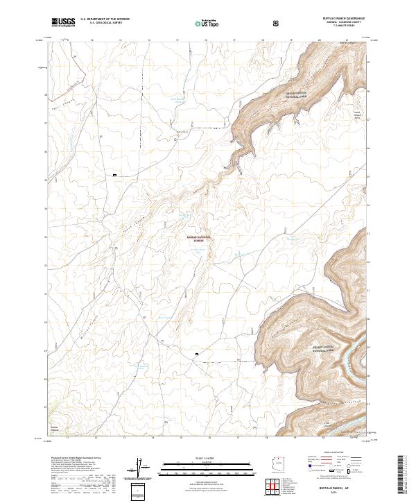 USGS Topographic Map – Buffalo Ranch