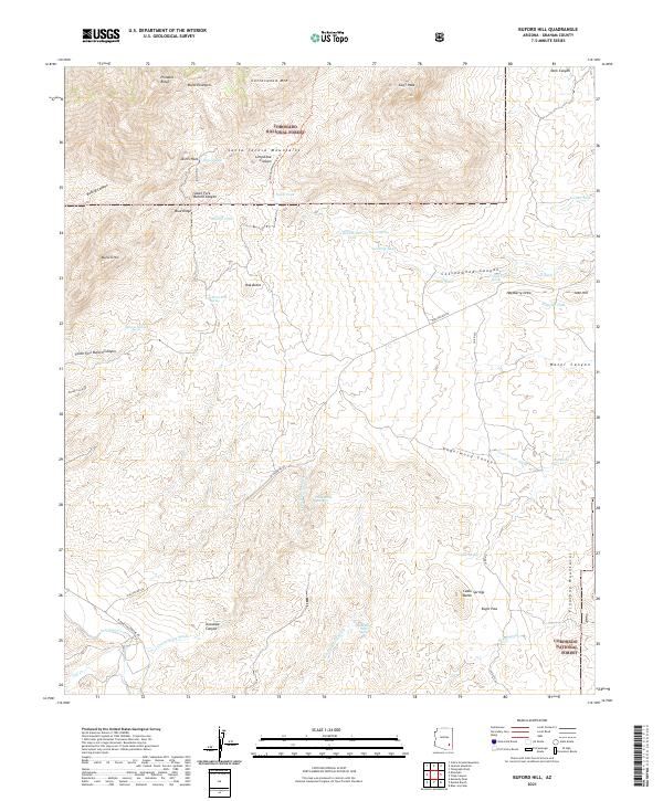 USGS Topographic Map – Buford Hill
