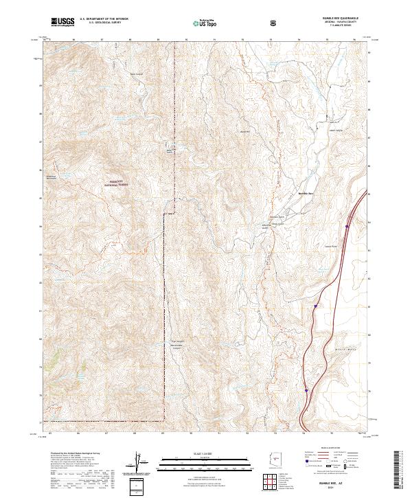 USGS Topographic Map – Bumble Bee