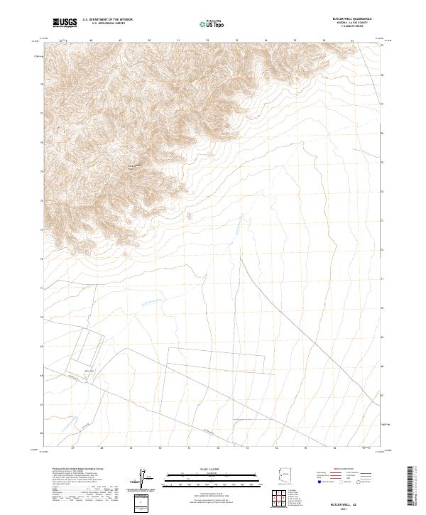 USGS Topographic Map – Butler Well