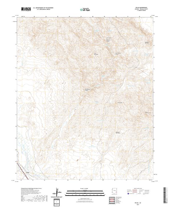 USGS Topographic Map – Bylas