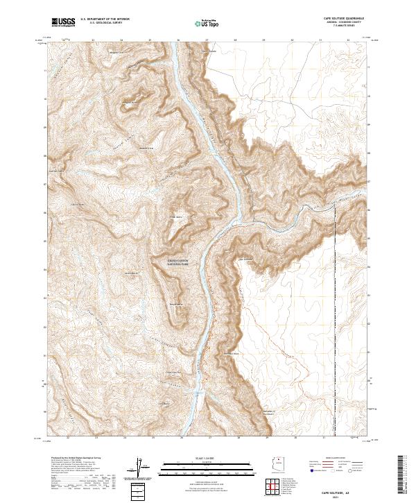 USGS Topographic Map – Cape Solitude