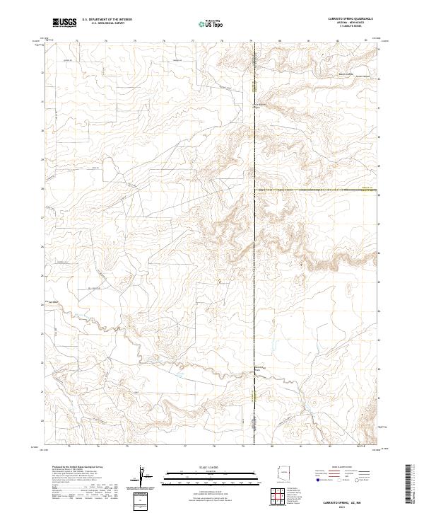 USGS Topographic Map – Carrisito Spring