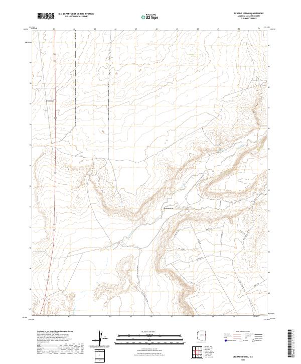 USGS Topographic Map – Ceadro Spring