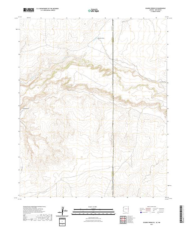 USGS Topographic Map – Ceadro Spring SE