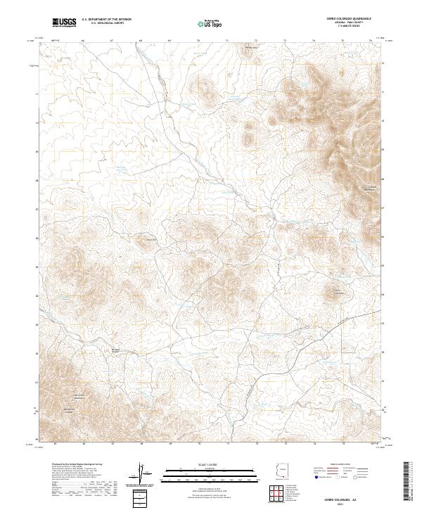 USGS Topographic Map – Cerro Colorado