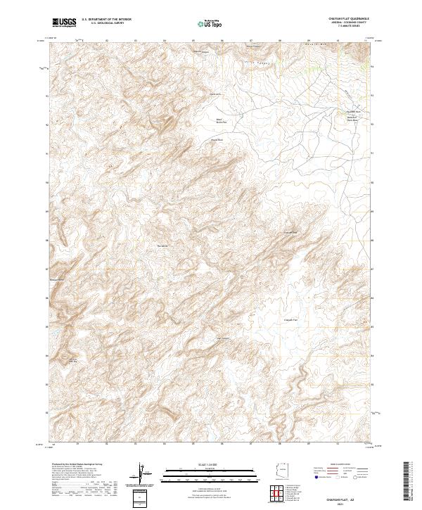 USGS Topographic Map – Chaiyahi Flat