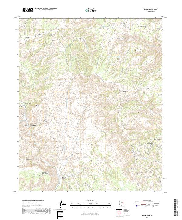 USGS Topographic Map – Chediski Peak