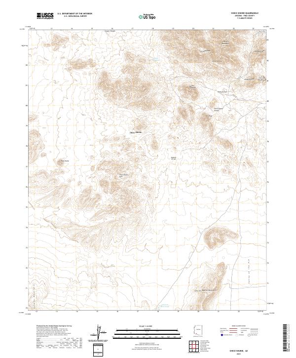 USGS Topographic Map – Chico Shunie