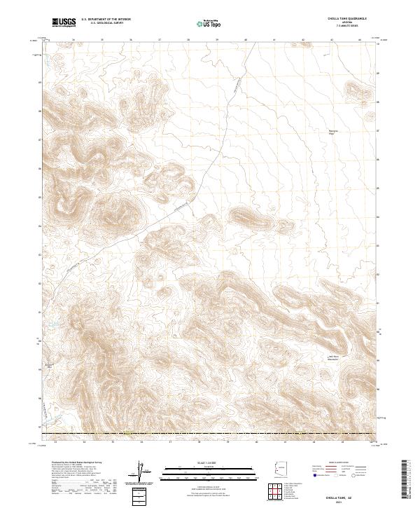 USGS Topographic Map – Cholla Tank