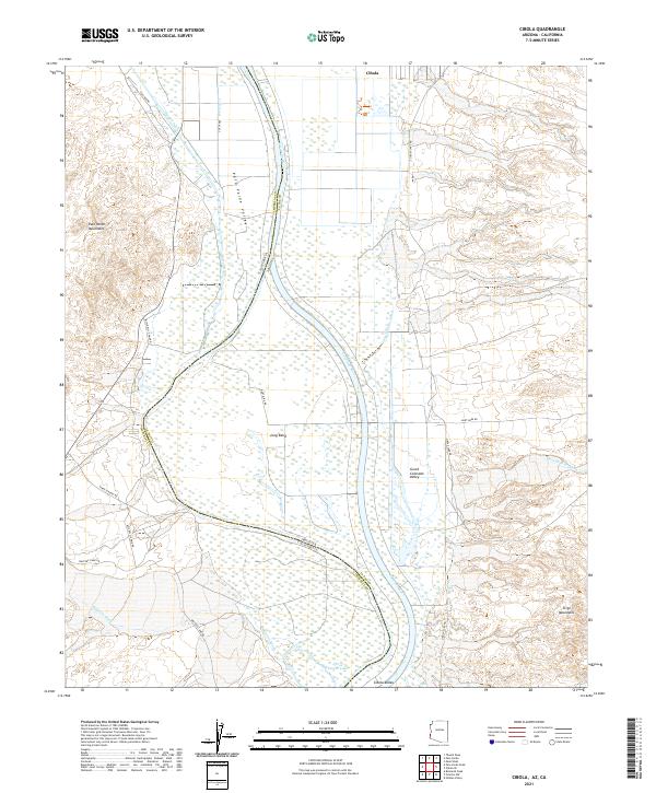 USGS Topographic Map – Cibola