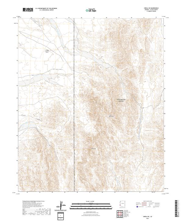 USGS Topographic Map – Cibola SE