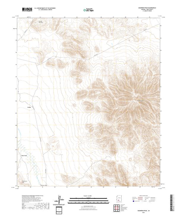 USGS Topographic Map – Cimarron Peak