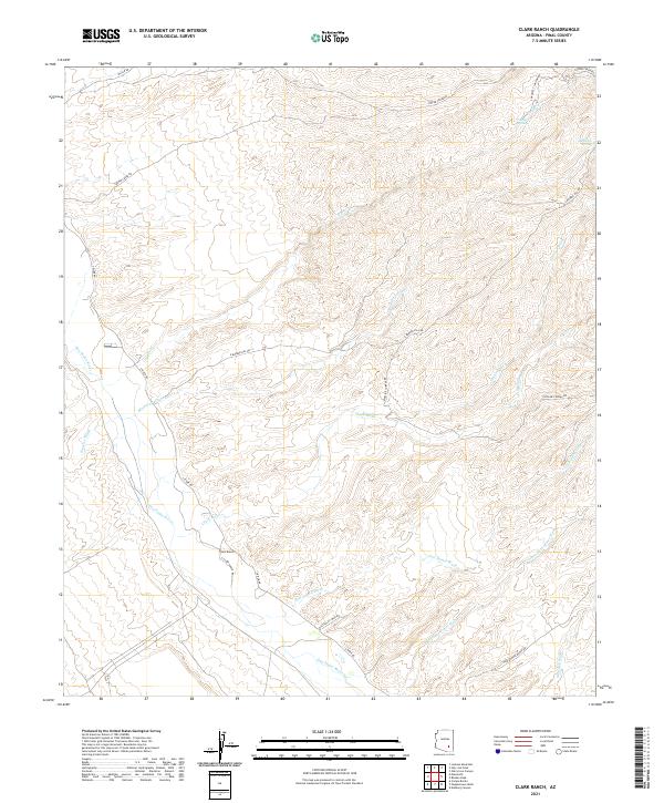 USGS Topographic Map – Clark Ranch