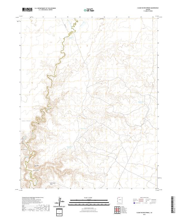 USGS Topographic Map – Clear Water Spring